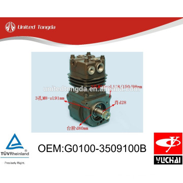 Original YUCHAI Motor YC4G Luftkompressor G0100-3509100B für chinesische LKW